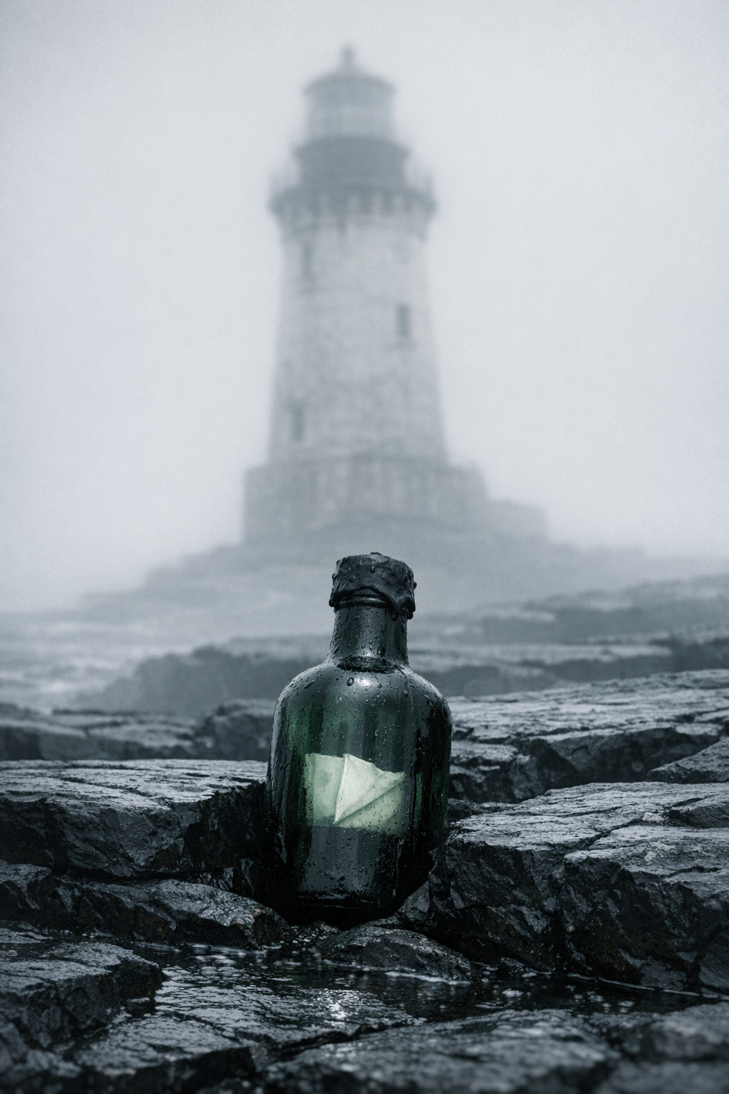 Cover illustration for The
Bottle